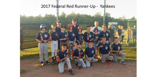 2017 Federal Red Runner Ups - Yankees