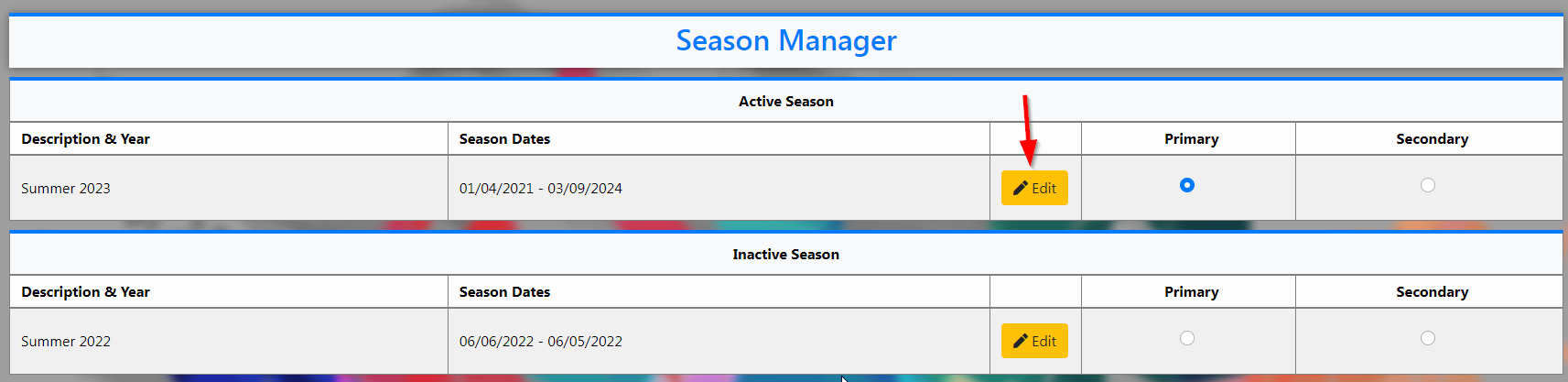 Season Manager List New