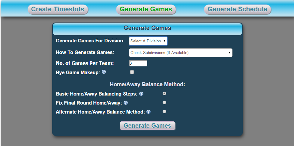generate games