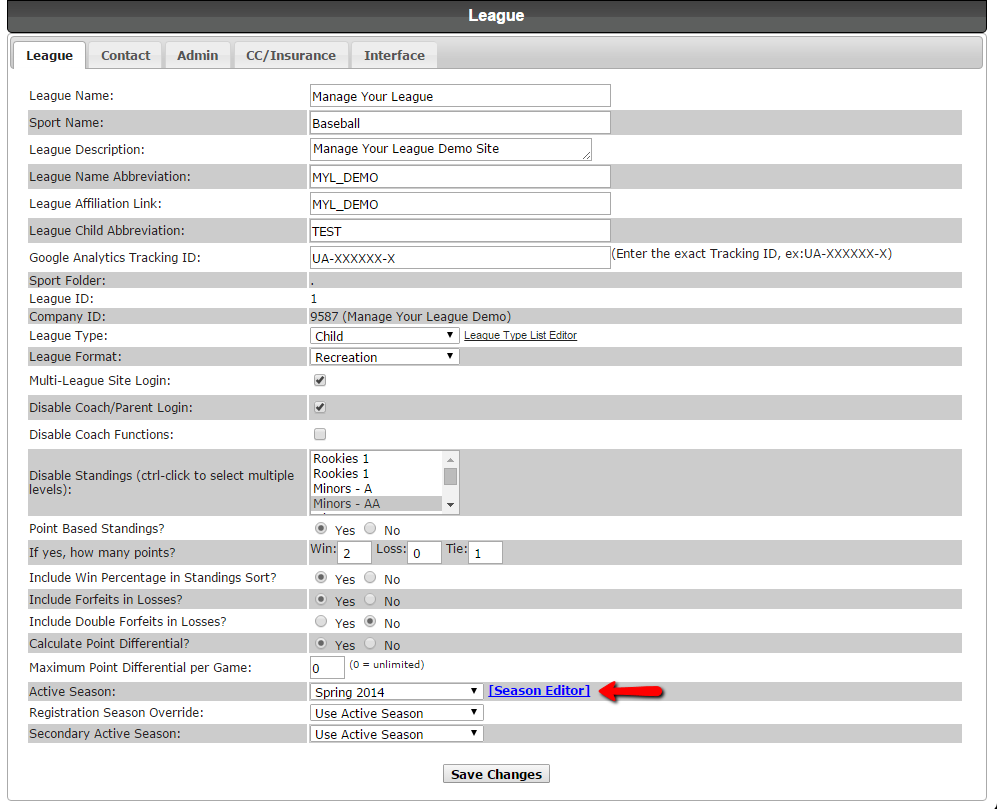 league options