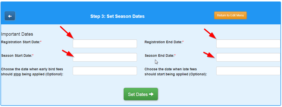 Season Date Step
